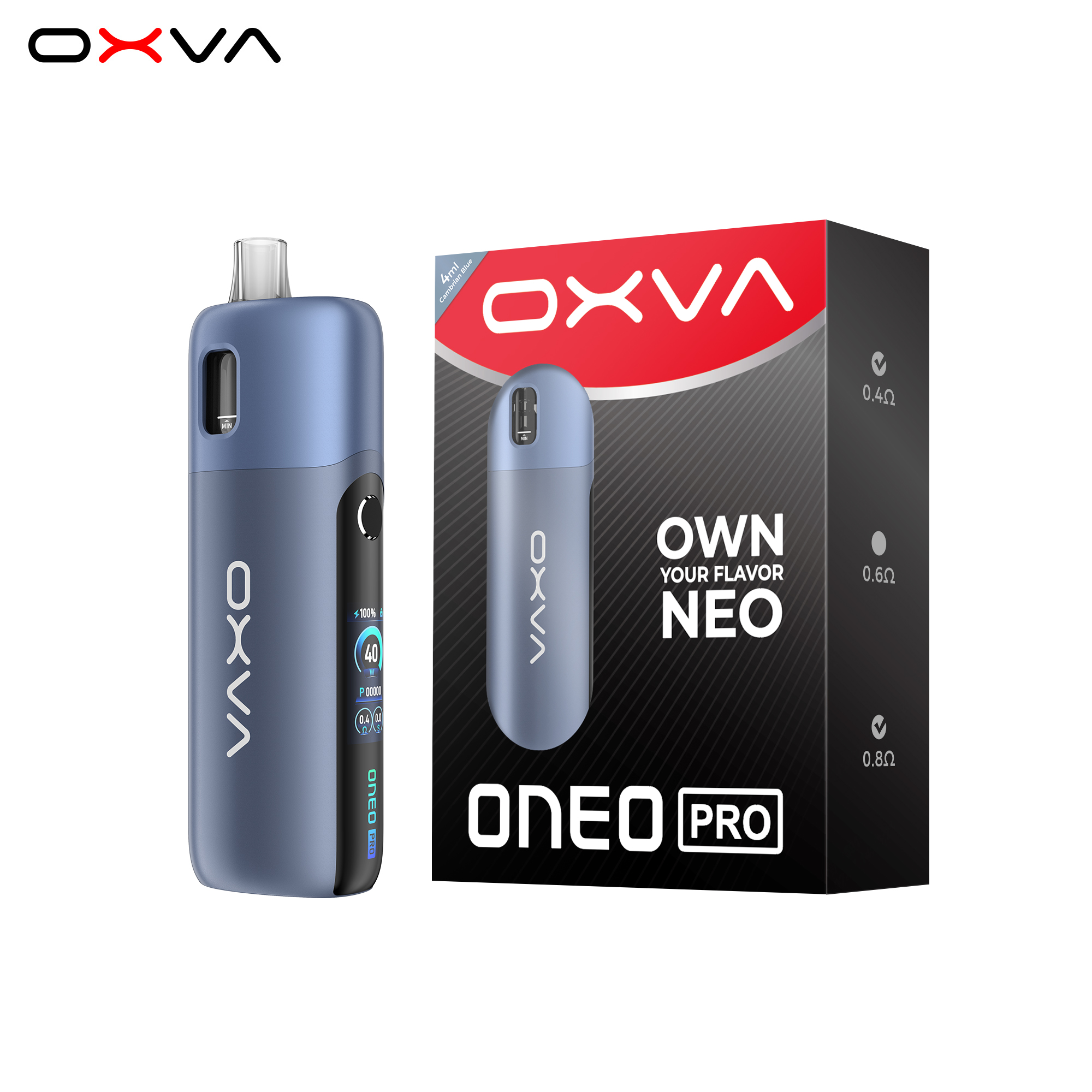 OXVA ONEO PRO 奧尼奧 40W大小煙主機 (10月新品)