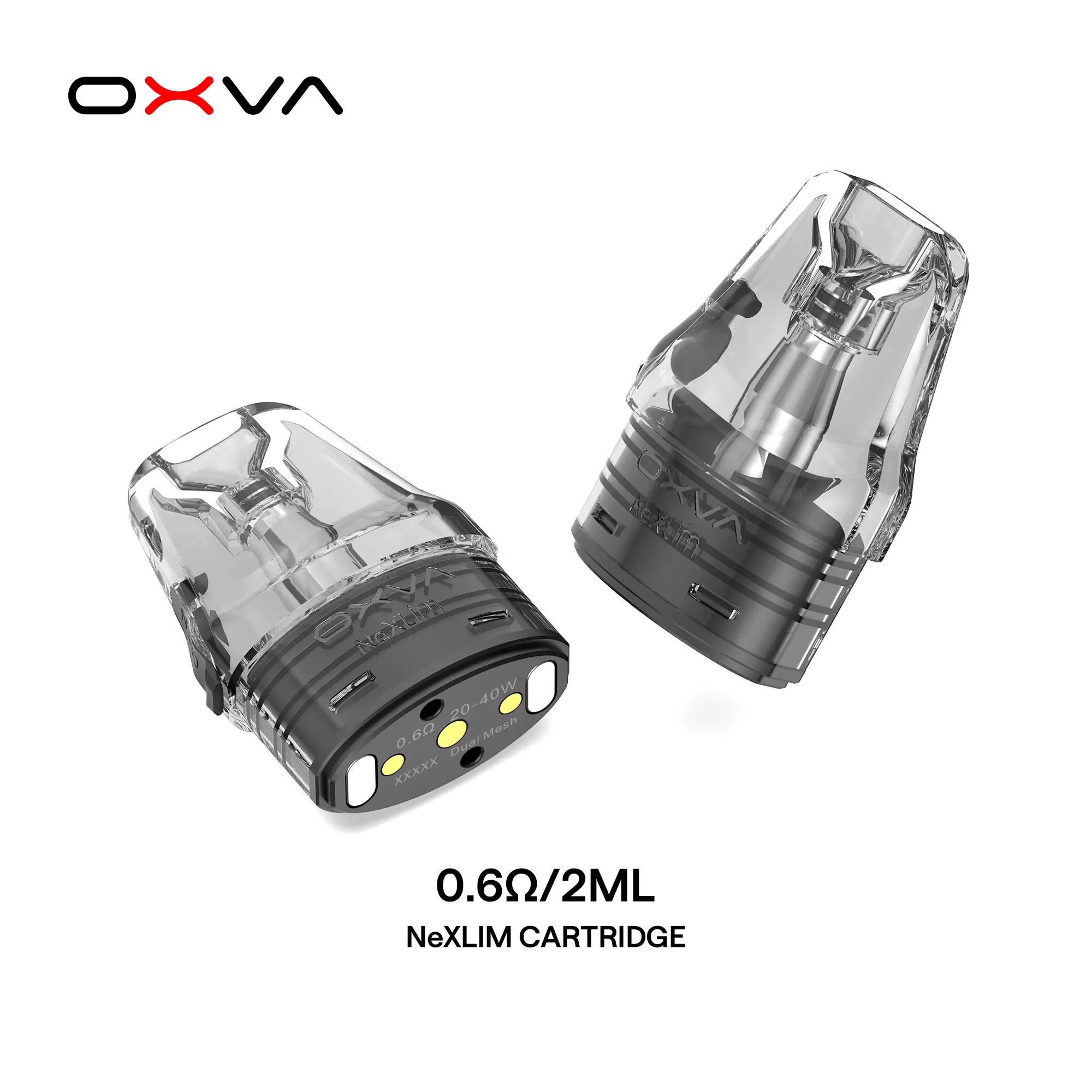 0.6Ω 2ML_NeXLIM CARTRIDGE_ Dual Mesh(2) OXVA電子煙-NEXLIM大蠻牛 原廠空煙彈