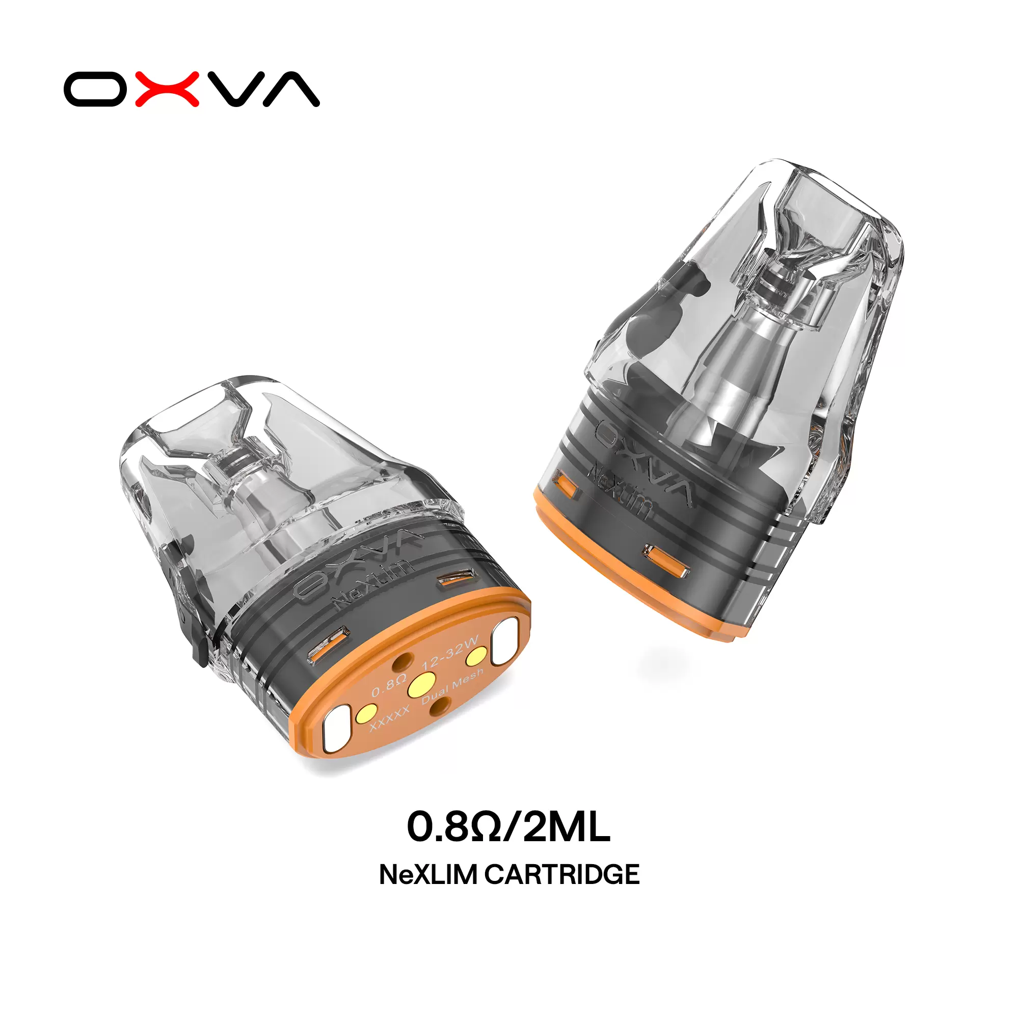 0.8Ω 2ML_NeXLIM CARTRIDGE_ Dual Mesh(2) OXVA電子煙-NEXLIM大蠻牛 原廠空煙彈