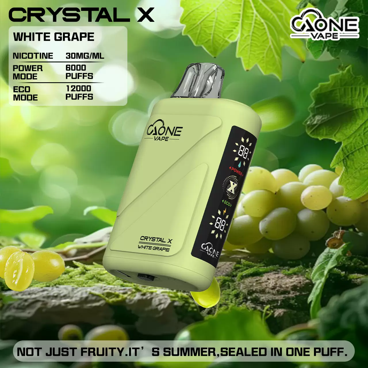 4018486535aff54f8e911759287c355e 2 AONE Crystal X 水晶 2 代|16000 口大容量一次性電子煙