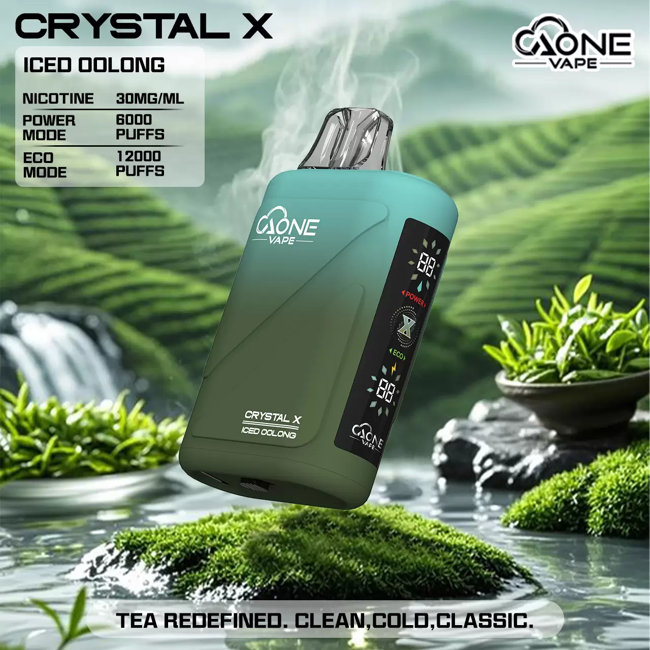 62f8b14b134482ad6f63f2bc83eb46a7 2 AONE Crystal X 水晶 2 代|16000 口大容量一次性電子煙
