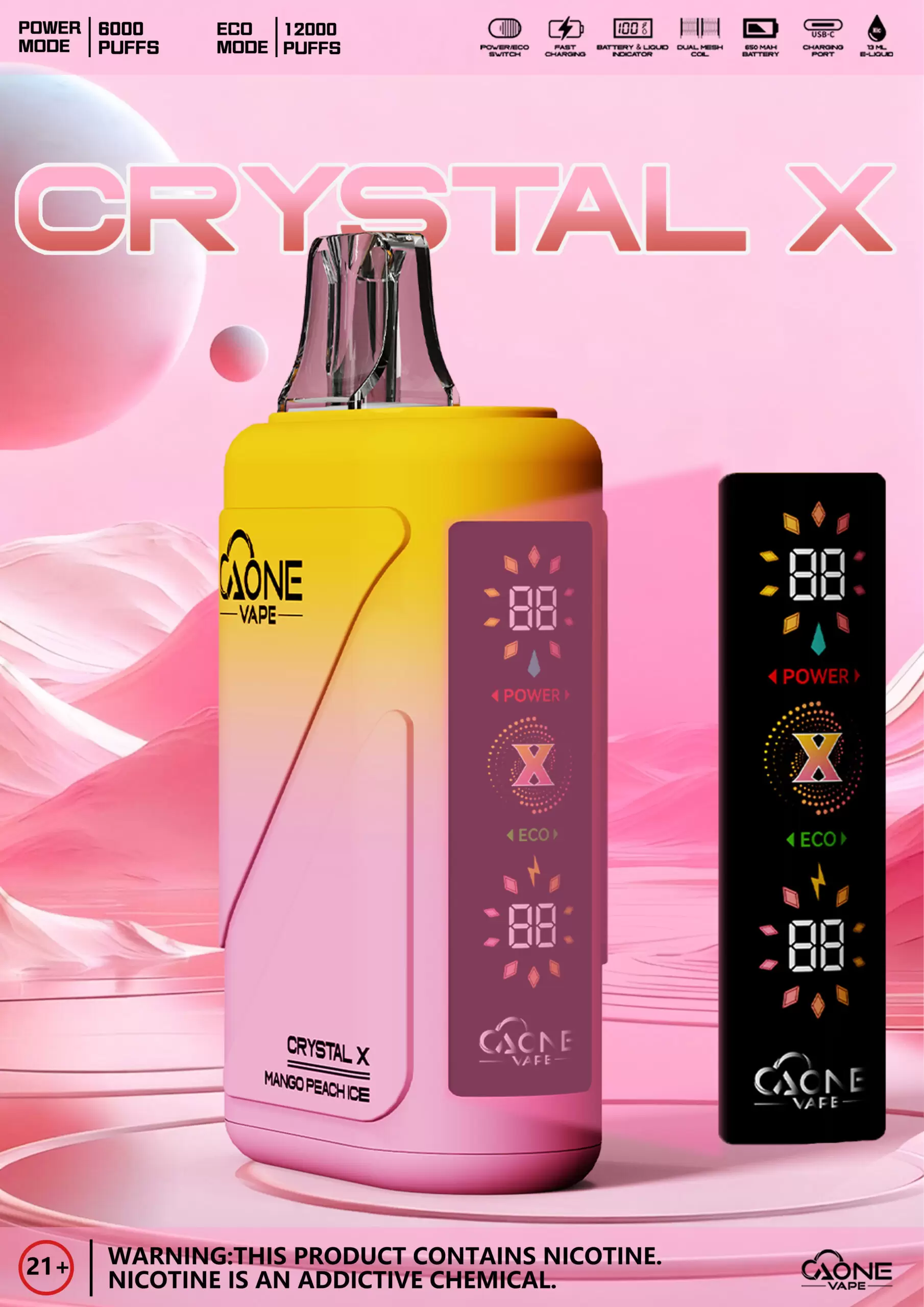 微信图片_20250923195417_20_151 4 AONE Crystal X 水晶 2 代|16000 口大容量一次性電子煙