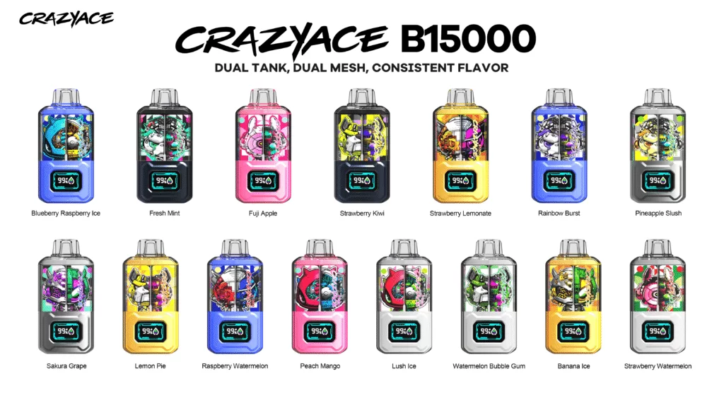 瘋狂CRAZYACE 15000口 一次性電子煙｜原裝進口 商品特色 2