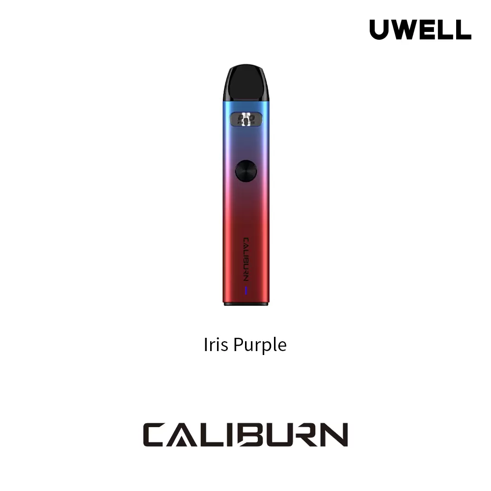 Iris-purplr 原廠正品Uwell Caliburn A2 咖哩棒 小煙主機