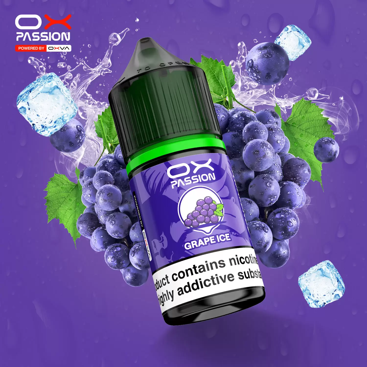 Grape-Ice 原廠正品 OXVA PASSION 熱情煙油