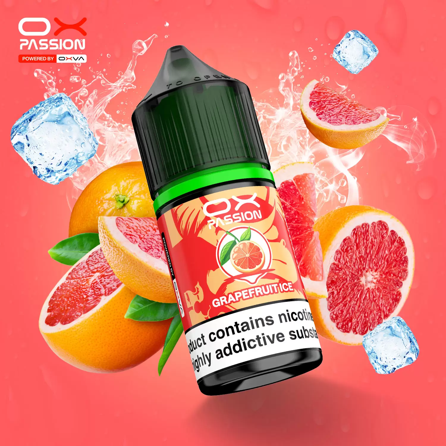 Grapefruit-Ice 原廠正品 OXVA PASSION 熱情煙油