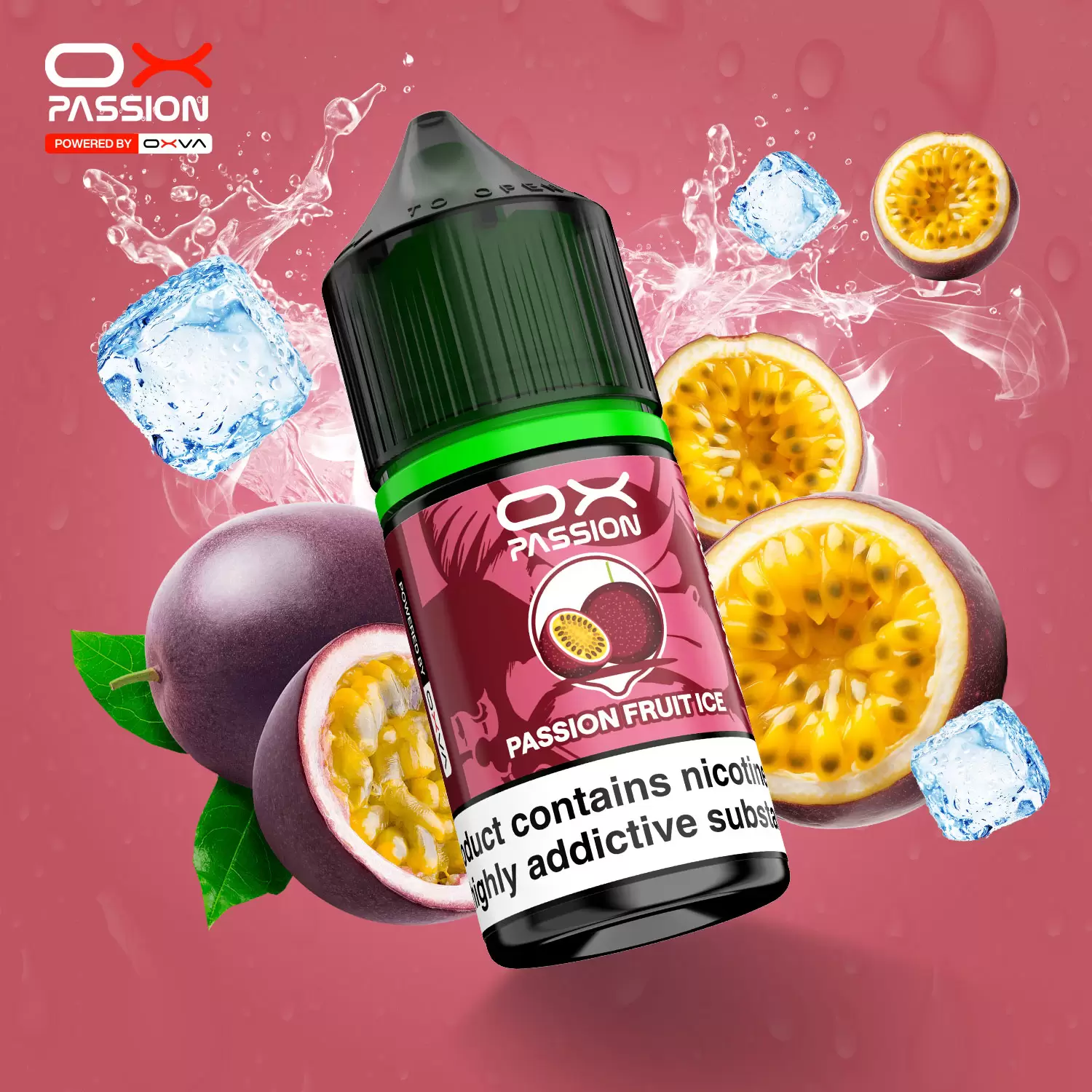 Passion-Fruit-Ice 原廠正品 OXVA PASSION 熱情煙油